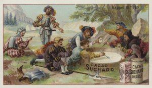 1529年6月、スイスのカッペルにあるミルシュッペ（ミルクスープ）の共有 作： European School